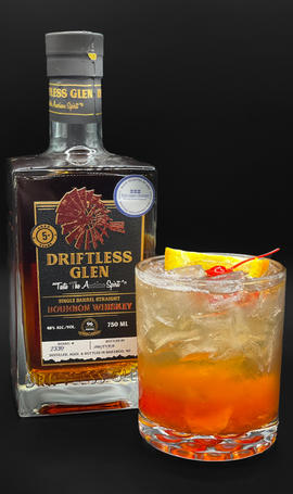 maple bourbon old fashioned and driftless glen bottle